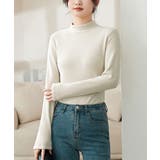 無地インナー 裏起毛 カットソー 保温 | ANGELCLOSET | 詳細画像7