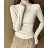 長袖Tシャツ 穴あき ハイネック 春秋冬 | SUNSHINE CLOSET | 詳細画像2 