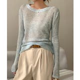 長袖Tシャツ レディース 無地 透け | ANGELCLOSET | 詳細画像14