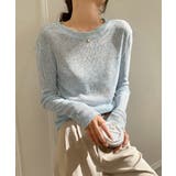 長袖Tシャツ レディース 無地 透け | ANGELCLOSET | 詳細画像17