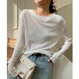長袖Tシャツ レディース 無地 透け | ANGELCLOSET | 詳細画像3