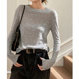 長袖Tシャツ レディース 無地 透け | ANGELCLOSET | 詳細画像8