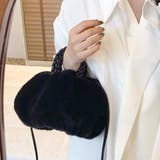 ショルダーバッグ 巾着ふわふわ 斜めがけ | SUNSHINE CLOSET | 詳細画像4 