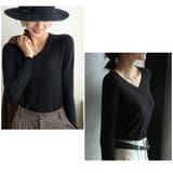 無地ニットトップス Vネック レディース | SUNSHINE CLOSET | 詳細画像10