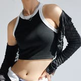 配色タンクトップ レディース ショート丈 | ANGELCLOSET | 詳細画像7