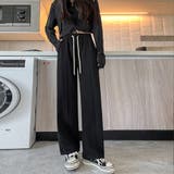 セミワイドパンツ 無地 レディース 5色 | SUNSHINE CLOSET | 詳細画像8 