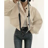 ショート丈ジャケット レディース 無地 | SUNSHINE CLOSET | 詳細画像6 