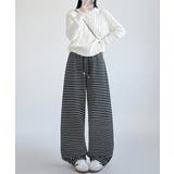 イージーパンツ ロング丈 ボーダー 新作 | SUNSHINE CLOSET | 詳細画像7 