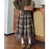 フレアスカート Aライン チェック柄秋冬 | SUNSHINE CLOSET | 詳細画像3 