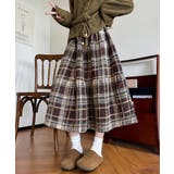 フレアスカート Aライン チェック柄秋冬 | SUNSHINE CLOSET | 詳細画像4 