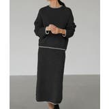 ニットセットアップ 上下セット 配色 | SUNSHINE CLOSET | 詳細画像2