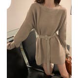 ニットワンピース レディース ベルト付き | SUNSHINE CLOSET | 詳細画像15