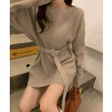 ニットワンピース レディース ベルト付き | SUNSHINE CLOSET | 詳細画像16