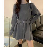 ニットワンピース レディース ベルト付き | SUNSHINE CLOSET | 詳細画像18