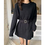 ニットワンピース レディース ベルト付き | SUNSHINE CLOSET | 詳細画像2