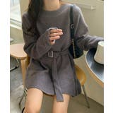 ニットワンピース レディース ベルト付き | SUNSHINE CLOSET | 詳細画像24