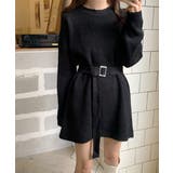 ニットワンピース レディース ベルト付き | SUNSHINE CLOSET | 詳細画像4