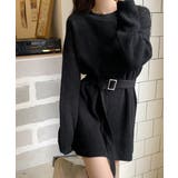 ニットワンピース レディース ベルト付き | SUNSHINE CLOSET | 詳細画像5