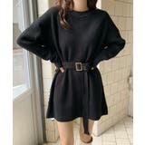 ニットワンピース レディース ベルト付き | SUNSHINE CLOSET | 詳細画像6