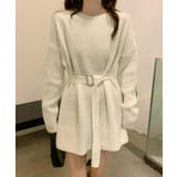 ニットワンピース レディース ベルト付き | SUNSHINE CLOSET | 詳細画像9