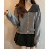 ニットカーディガン レディース 大きめ襟 | SUNSHINE CLOSET | 詳細画像10