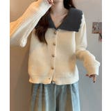 ニットカーディガン レディース 大きめ襟 | SUNSHINE CLOSET | 詳細画像2