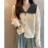 ニットカーディガン レディース 大きめ襟 | SUNSHINE CLOSET | 詳細画像3