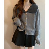 ニットカーディガン レディース 大きめ襟 | SUNSHINE CLOSET | 詳細画像9