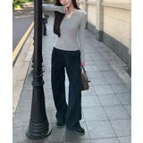 長袖Tシャツ レディース Vネック 無地 | SUNSHINE CLOSET | 詳細画像9