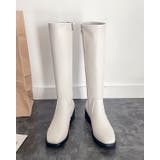 アイボリー | ニーハイブーツ レディース レザーブーツ | SUNSHINE CLOSET