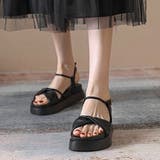 厚底サンダル レディース ベルト 全2色 | SUNSHINE CLOSET | 詳細画像4 