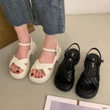 厚底サンダル 美脚 レディース 韓国 夏 | SUNSHINE CLOSET | 詳細画像10 