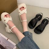 厚底サンダル 美脚 レディース 韓国 夏 | SUNSHINE CLOSET | 詳細画像9 