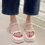 厚底サンダル ミュールサンダル 美脚 夏 | SUNSHINE CLOSET | 詳細画像9