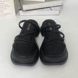 厚底サンダル ストラップ 美脚 韓国 夏 | SUNSHINE CLOSET | 詳細画像10 