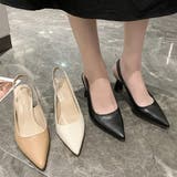 パンプス ポインテッドトゥ 太ヒール | SUNSHINE CLOSET | 詳細画像13 