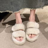 ファーサンダル レディース 厚底スリッパ | SUNSHINE CLOSET | 詳細画像8 
