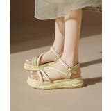 厚底サンダル ストラップ靴 夏 韓国風 | SUNSHINE CLOSET | 詳細画像12