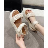 厚底 スポーツサンダル 美脚 夏靴韓国風 | SUNSHINE CLOSET | 詳細画像1 