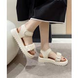 厚底 スポーツサンダル 美脚 夏靴韓国風 | SUNSHINE CLOSET | 詳細画像4 