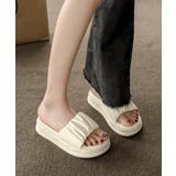 厚底サンダル ミュールサンダル 美脚 夏 | SUNSHINE CLOSET | 詳細画像3 