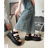 ストラップサンダル 厚底 美脚 夏くつ | SUNSHINE CLOSET | 詳細画像3 