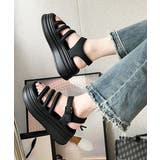 ストラップサンダル 厚底 美脚 夏くつ | SUNSHINE CLOSET | 詳細画像4 