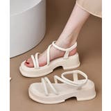 厚底 ストラップサンダル 韓国風 美脚 | SUNSHINE CLOSET | 詳細画像10 