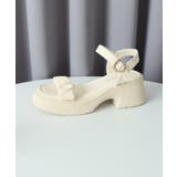 厚底サンダル 太ヒール 美脚 春夏 | SUNSHINE CLOSET | 詳細画像17 