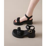 厚底サンダル 太ヒール 美脚 春夏 | SUNSHINE CLOSET | 詳細画像8 