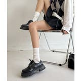 厚底 ローファー 編み上げ 韓国風 | SUNSHINE CLOSET | 詳細画像10 