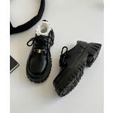 厚底 ローファー 編み上げ 韓国風 | SUNSHINE CLOSET | 詳細画像12 