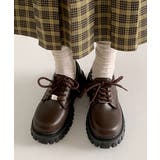 厚底 ローファー 編み上げ 韓国風 | SUNSHINE CLOSET | 詳細画像13 