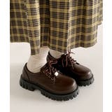 厚底 ローファー 編み上げ 韓国風 | SUNSHINE CLOSET | 詳細画像14 